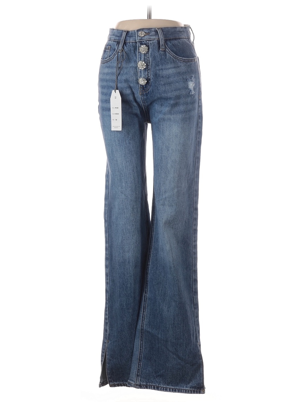 Saige bling‎ button hi rise flare jeans 7 or 28